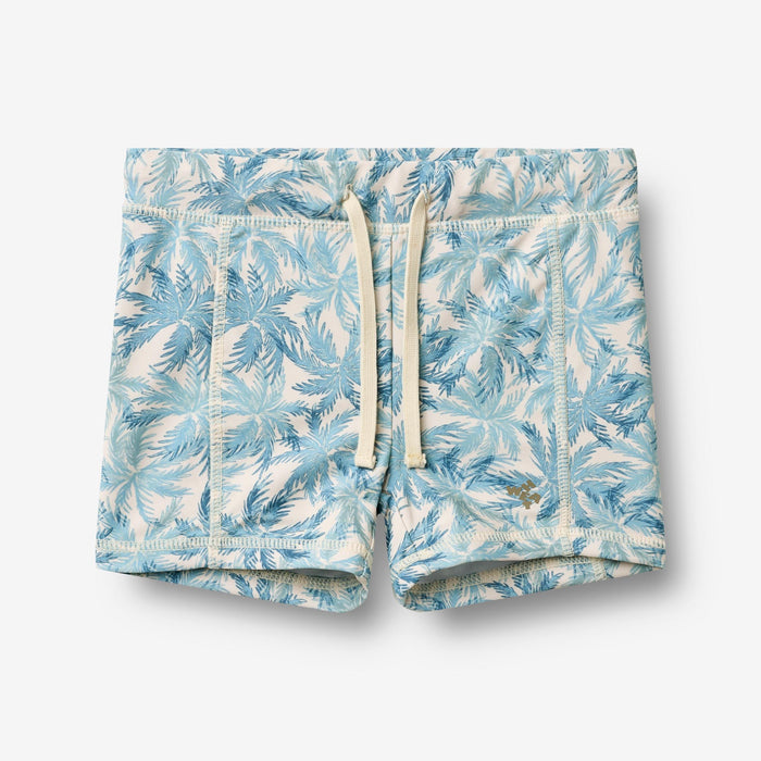 Wheat Main Swimshorts Ulrik Shorts 9635 blue palm