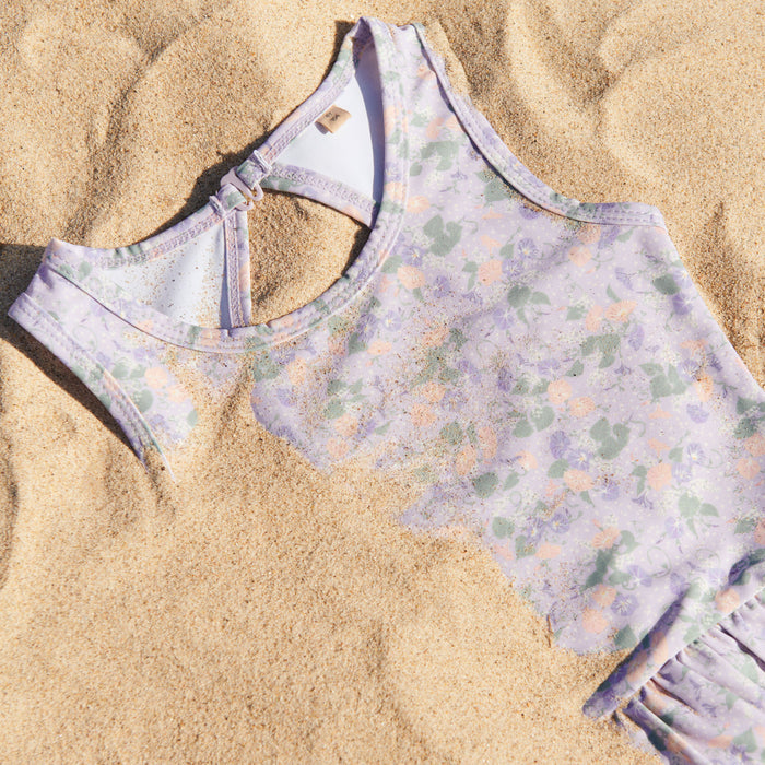 Wheat Main Swimsuit Erna Swimwear 9605 purple light petunias