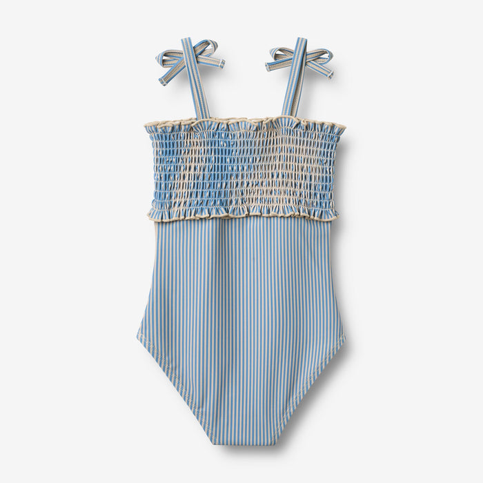 Wheat Main Swimsuit Selma Swimwear 9580 blue swim stripe