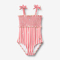Wheat Main Swimsuit Selma Swimwear 9657 red stripe flowers