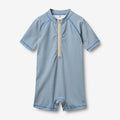 Wheat Main Swimsuit S/S Cas Swimwear 9580 blue swim stripe
