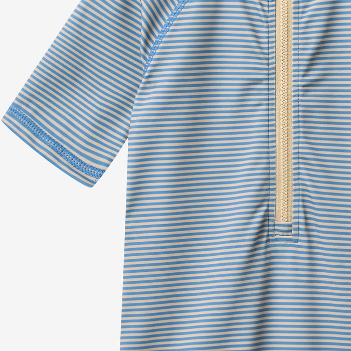 Wheat Main Swimsuit S/S Cas Swimwear 9580 blue swim stripe