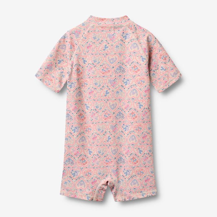 Wheat Main Swimsuit S/S Cas Swimwear 9650 pink heart flowers
