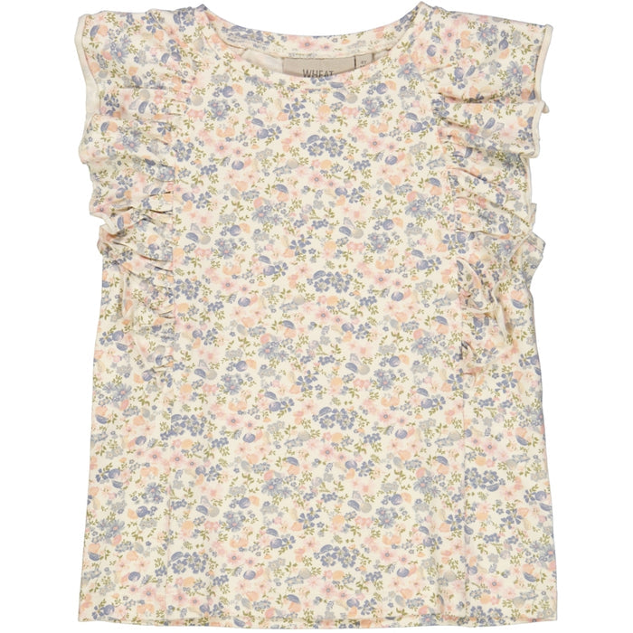 Wheat Main T-Shirt Dahlia Jersey Tops and T-Shirts 9054 flowers and seashells