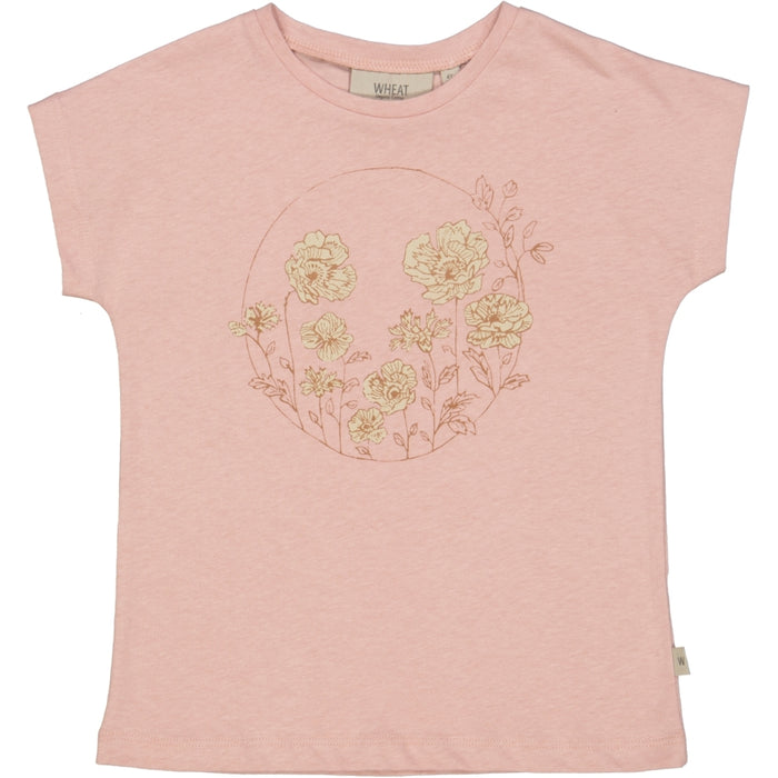 Wheat Main T-Shirt Flower Circle Jersey Tops and T-Shirts 2270 misty rose