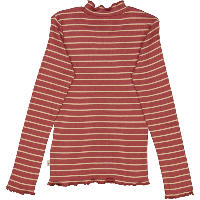 Wheat Main T-shirt Louann Jersey Tops and T-Shirts 9079 apple butter stripe