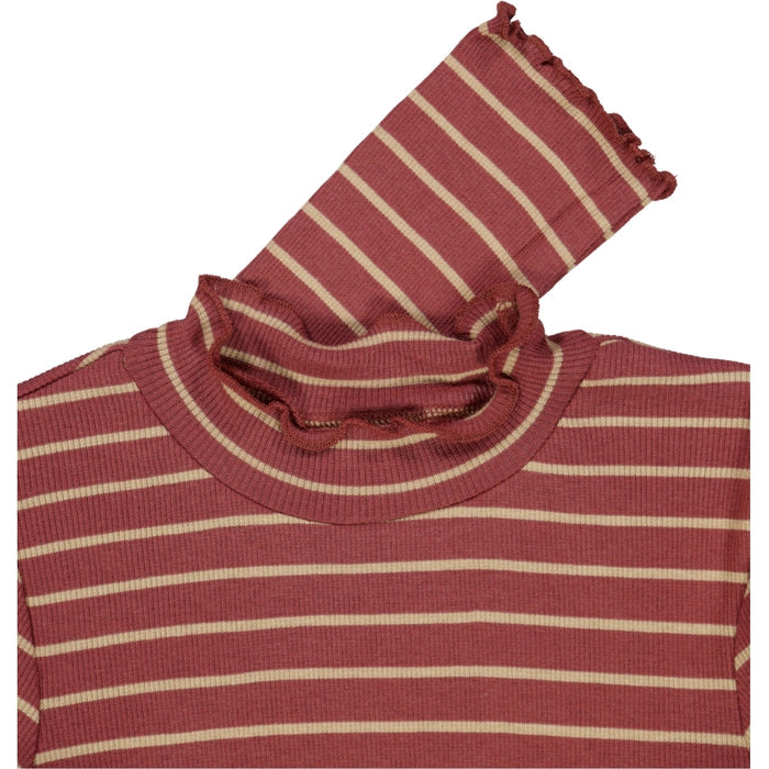 Wheat Main T-shirt Louann Jersey Tops and T-Shirts 9079 apple butter stripe