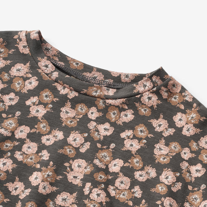 Wheat Main T-Shirt L/S Carolina Jersey Tops and T-Shirts 1183 raven anemones