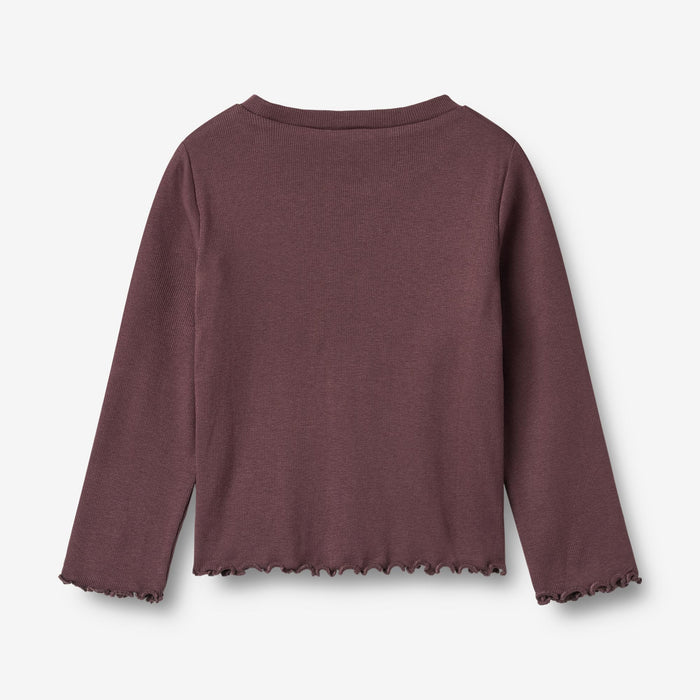 Wheat Main T-shirt L/S Else Jersey Tops and T-Shirts 3030 fudge
