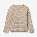 Wheat Main T-shirt L/S Morris Jersey Tops and T-Shirts 9570 stone stripe