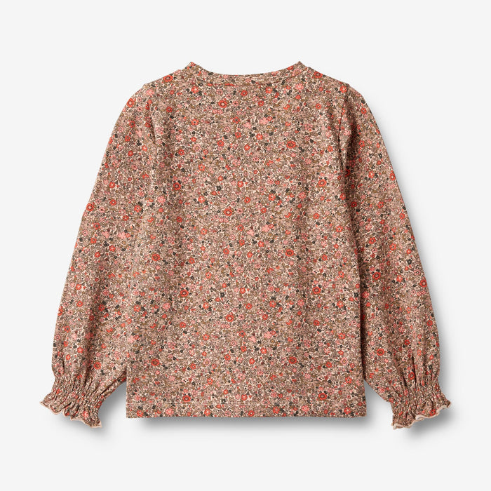 Wheat Main T-Shirt L/S Norma Jersey Tops and T-Shirts 1187 rose flower meadow