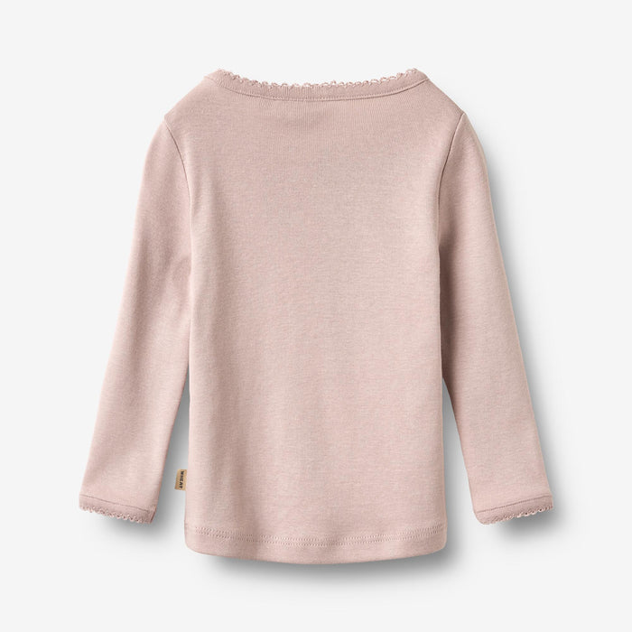 Wheat Main T-shirt L/S Print Belis T-Shirt 1354 soft lilac