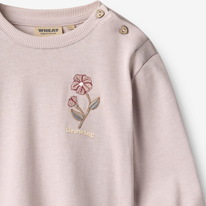 Wheat Main T-shirt L/S Sira T-Shirt 1354 soft lilac