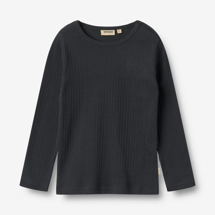 Wheat Main T-shirt L/S Stig Jersey Tops and T-Shirts 1432 navy