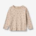 Wheat Main T-shirt L/S Thilda Jersey Tops and T-Shirts 9573 warm sand flowers