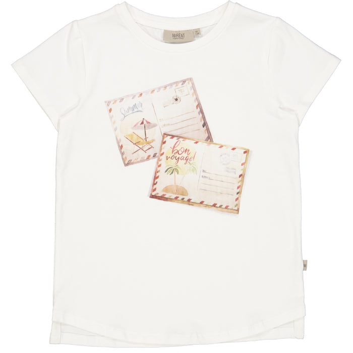 Wheat Main T-Shirt Postcards Jersey Tops and T-Shirts 3182 ivory