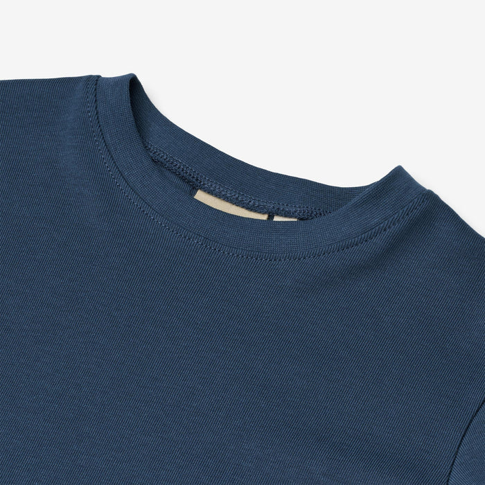 Wheat Main T-Shirt S/S Ben Jersey Tops and T-Shirts 1042 blue waves