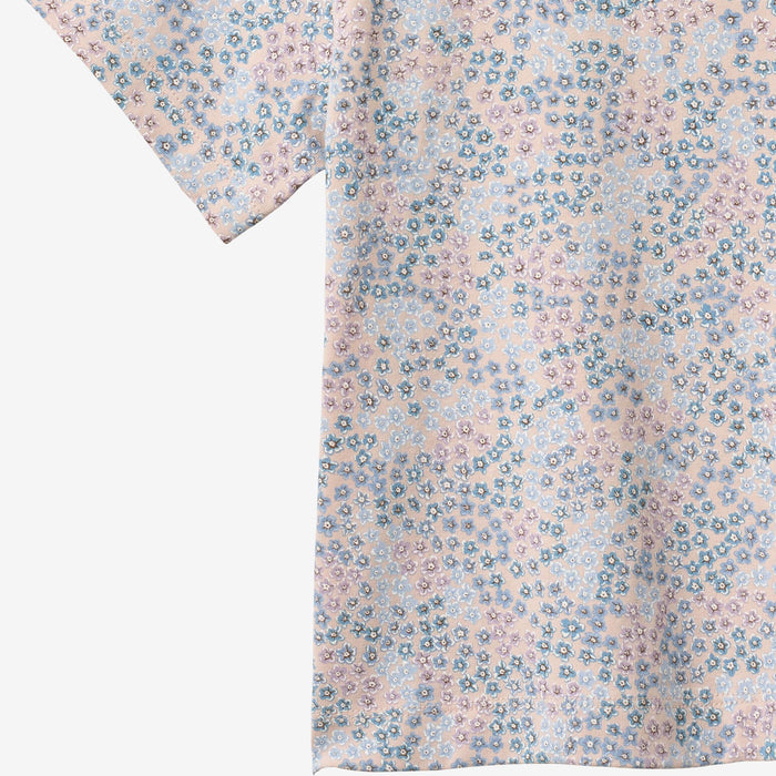 Wheat Main T-shirt S/S Ella T-Shirt 2528 powder blue flowers