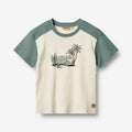 Wheat Main T-Shirt S/S Hector Jersey Tops and T-Shirts 3182 ivory