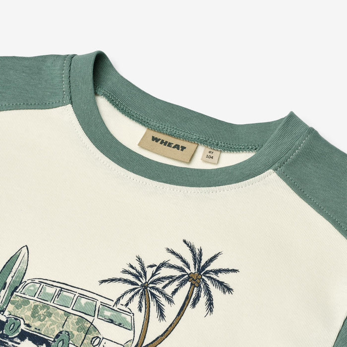 Wheat Main T-Shirt S/S Hector Jersey Tops and T-Shirts 3182 ivory