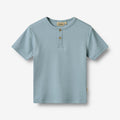 Wheat Main T-Shirt S/S Lumi Jersey Tops and T-Shirts 9419 calm blue