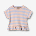 Wheat Main T-shirt S/S Marie T-Shirt 9653 powder stripe