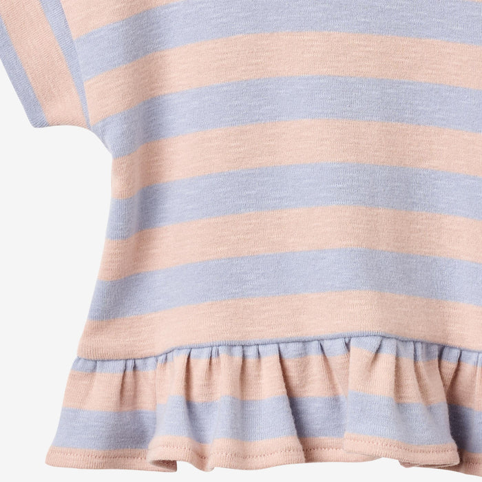 Wheat Main T-shirt S/S Marie T-Shirt 9653 powder stripe