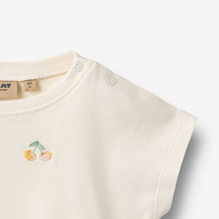Wheat Main T-Shirt S/S Signe Jersey Tops and T-Shirts 3182 ivory