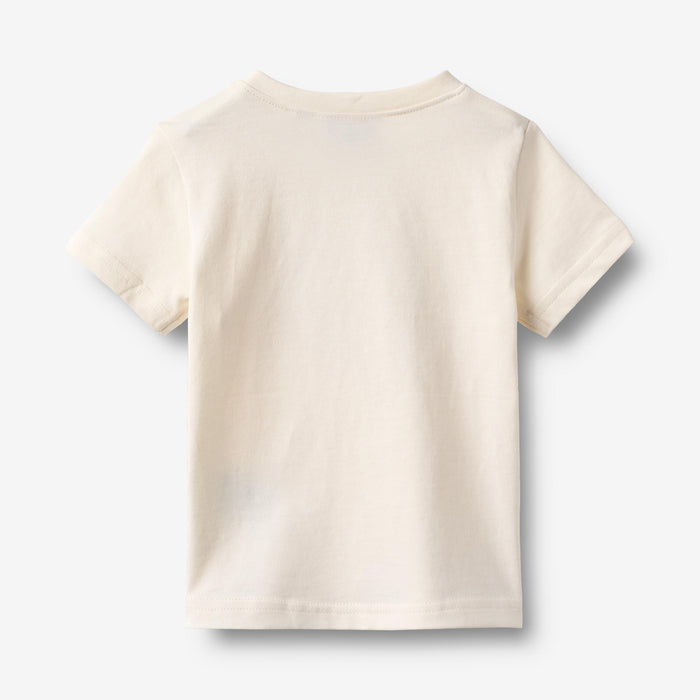 Wheat Main T-Shirt S/S Sonny Jersey Tops and T-Shirts 3182 ivory