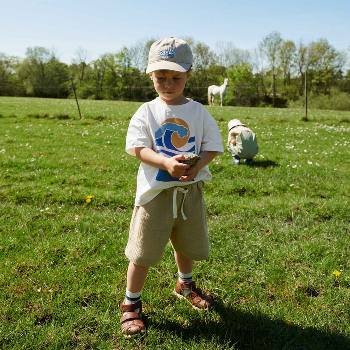 Wheat Main T-Shirt S/S Storm Jersey Tops and T-Shirts 3182 ivory