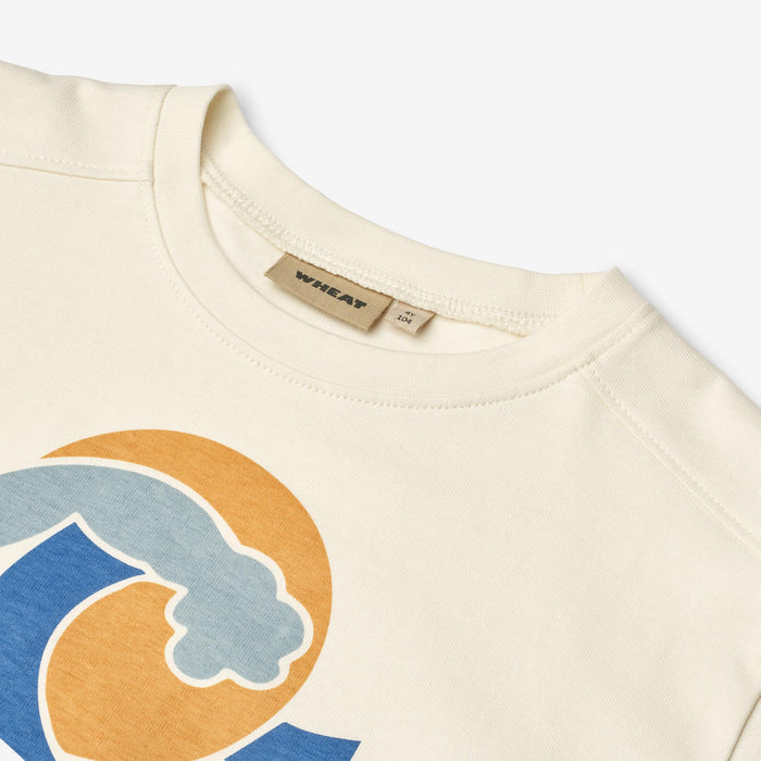 Wheat Main T-Shirt S/S Storm Jersey Tops and T-Shirts 3182 ivory
