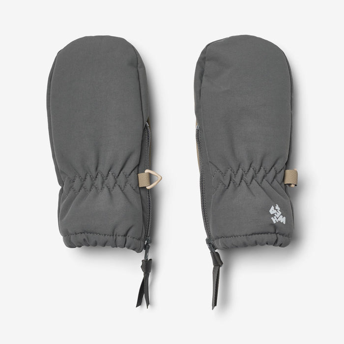 Wheat Outerwear Technical Mittens Zipper Accessory 9619 dark charcoal