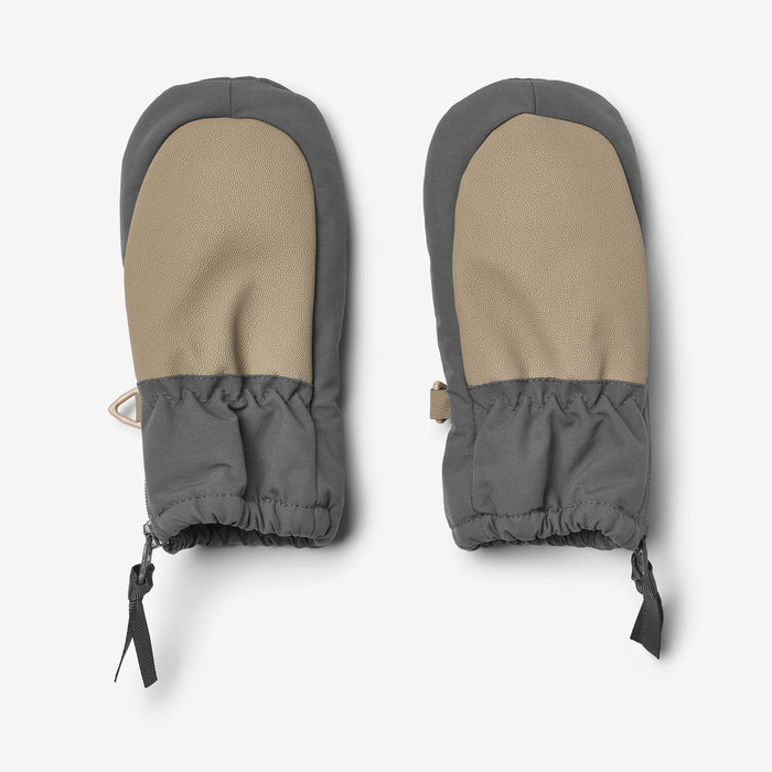 Wheat Outerwear Technical Mittens Zipper Accessory 9619 dark charcoal