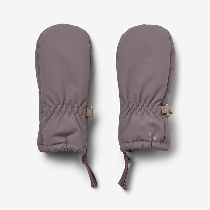 Wheat Outerwear Technical Mittens Zipper Accessory 1035 purple stone
