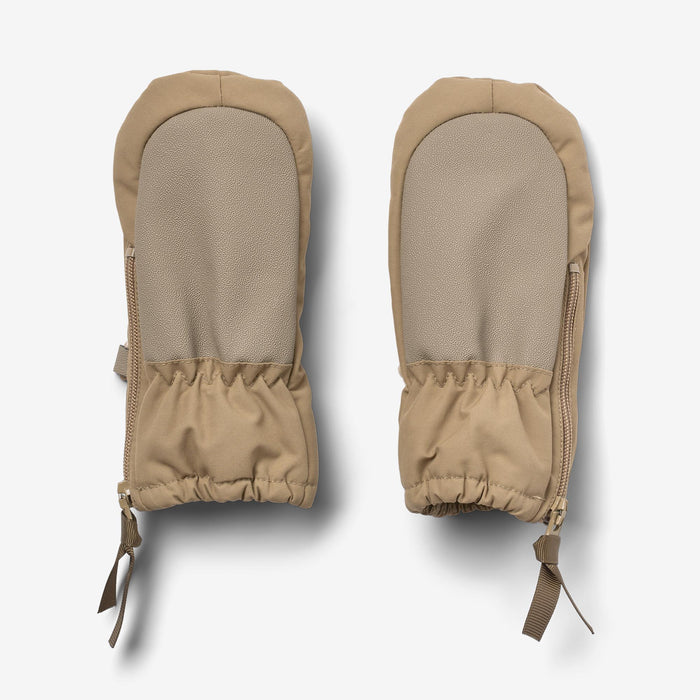 Wheat Outerwear Technical Mittens Zipper Accessory 3201 walnut
