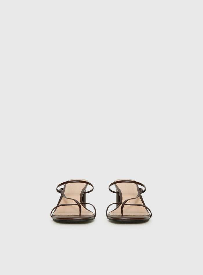 The Becka Heels Chocolate