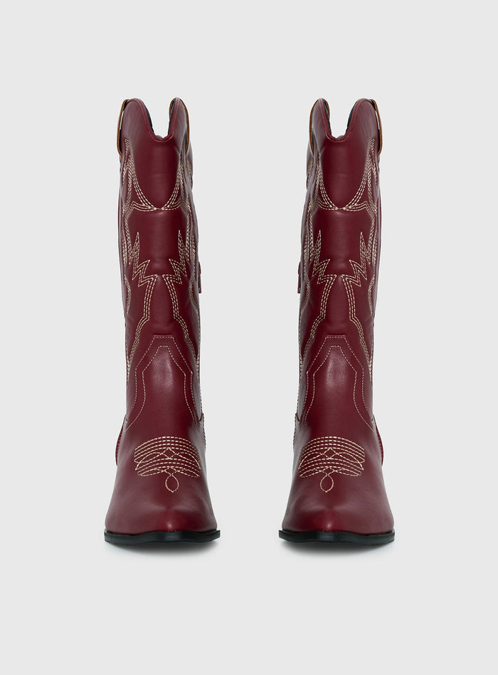 Therapy Clayton Boots Maroon