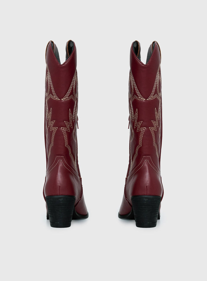 Therapy Clayton Boots Maroon