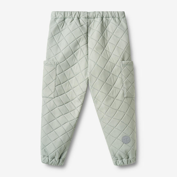 Wheat Outerwear Thermo Cargo Pants Nane Trousers 4142 green stripe