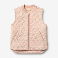 Wheat Outerwear Thermo Gilet Ede Vest 9599 heart flowers