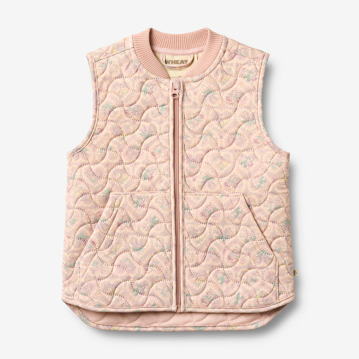 Wheat Outerwear Thermo Gilet Ede Vest 9599 heart flowers