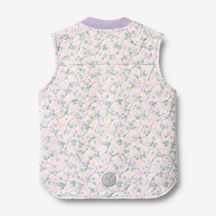Wheat Outerwear Thermo Gilet Ede Vest 9605 purple light petunias