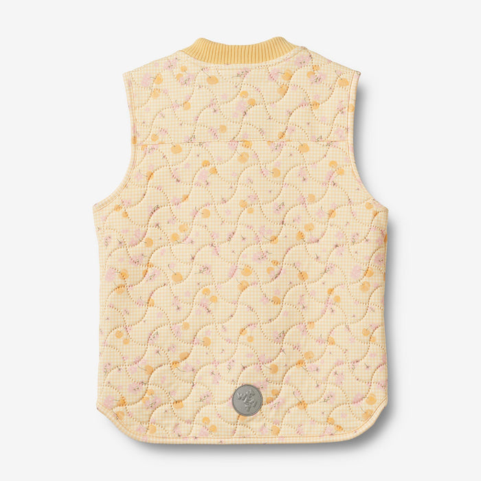 Wheat Outerwear Thermo Gilet Ede Vest 9522 yellow cherries