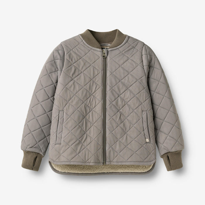 Wheat Outerwear Thermo Jacket Benni Jacket 9622 brown stripe