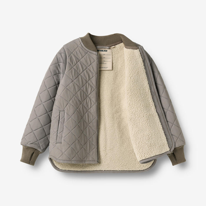 Wheat Outerwear Thermo Jacket Benni Jacket 9622 brown stripe