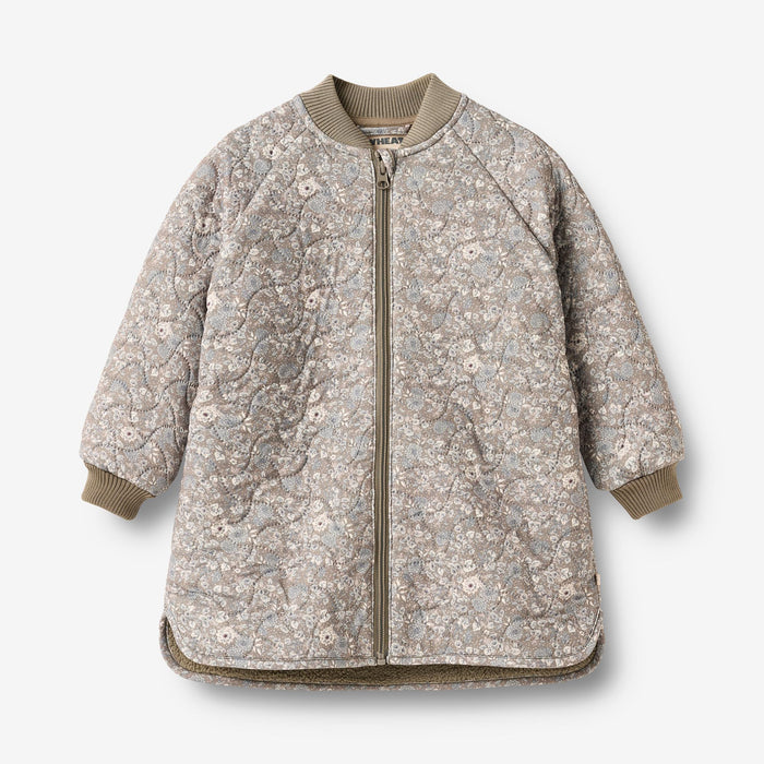 Wheat Outerwear Thermo Jacket Helga Jacket 9673 grey stone flowers