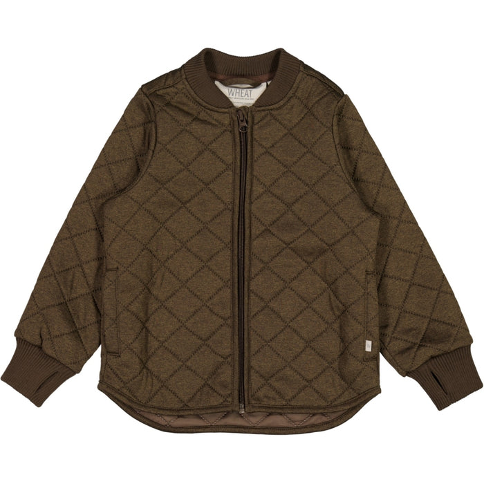 Wheat Outerwear Thermo Jacket Loui Thermo 3015 brown melange