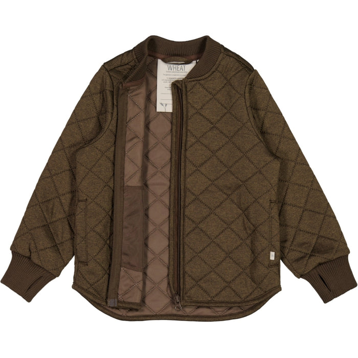 Wheat Outerwear Thermo Jacket Loui Thermo 3015 brown melange