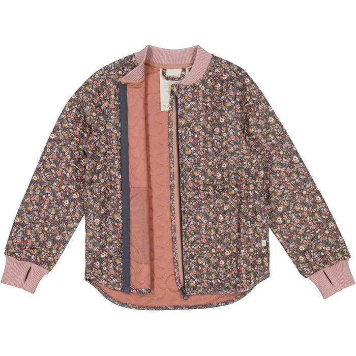 Wheat Outerwear Thermo Jacket Loui Thermo 1063 ink flowers