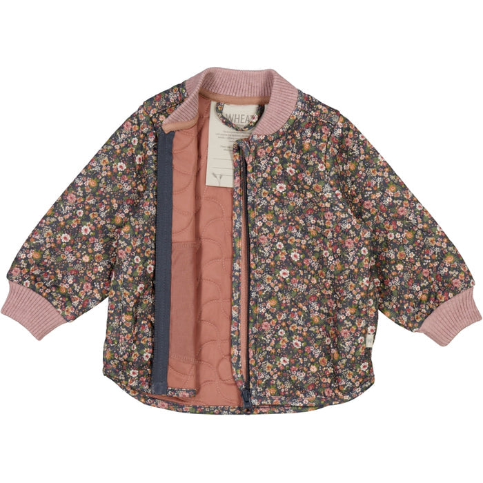 Wheat Outerwear Thermo Jacket Loui Thermo 1063 ink flowers